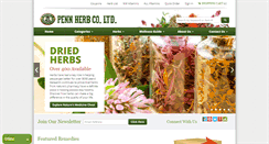 Desktop Screenshot of pennherb.com